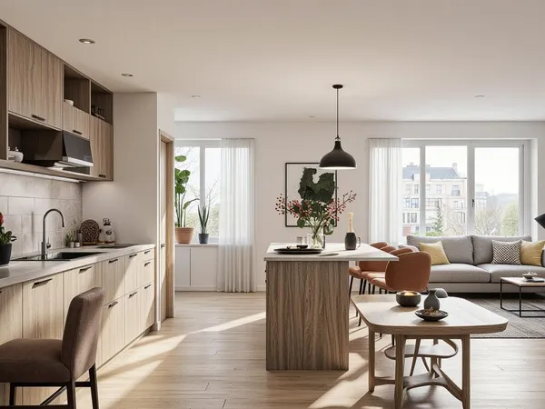 Cocina y Salón