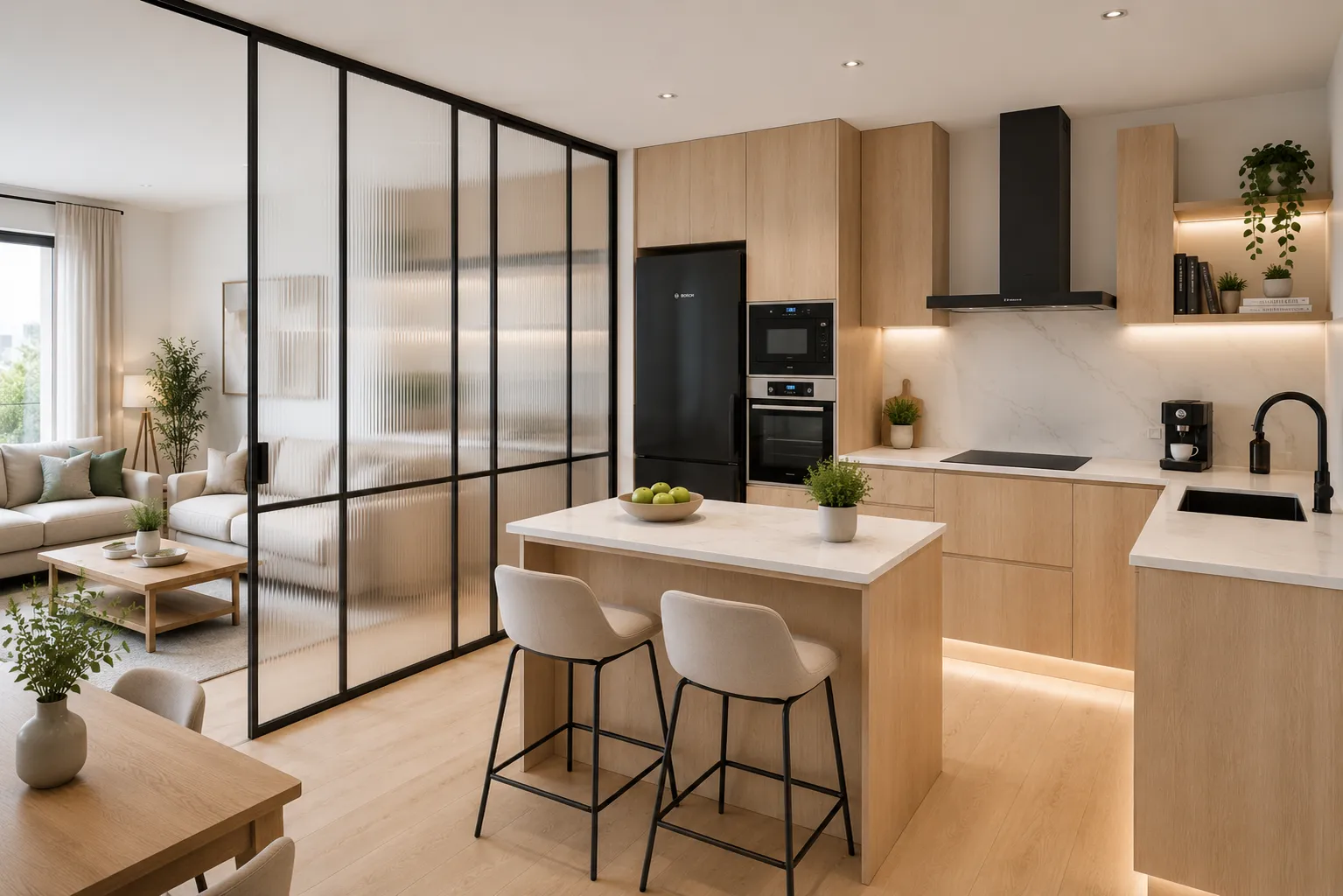 Cocina con separación de ambientes - imagen 1