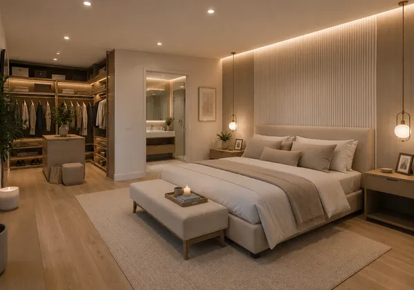 Suite con Vestidor Abierto